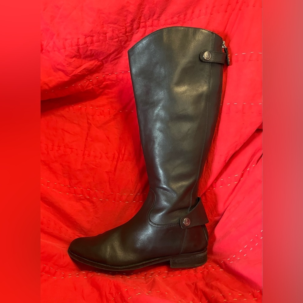 Sam Edelman Mikala Black Riding Boot Size 11M - Picture 2 of 16